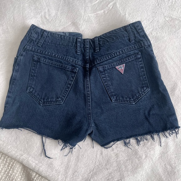 Guess Blue Denim Shorts - Picture 2 of 3